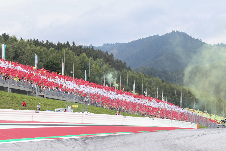 Beste Stimmung beim Österreich-GP