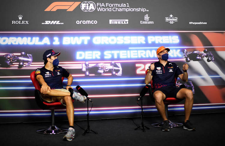 Sergio Pérez und Max Verstappen wollen aufs Podest