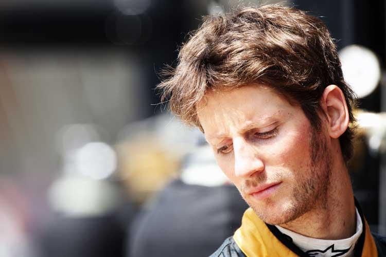 Romain Grosjean ist frustriert