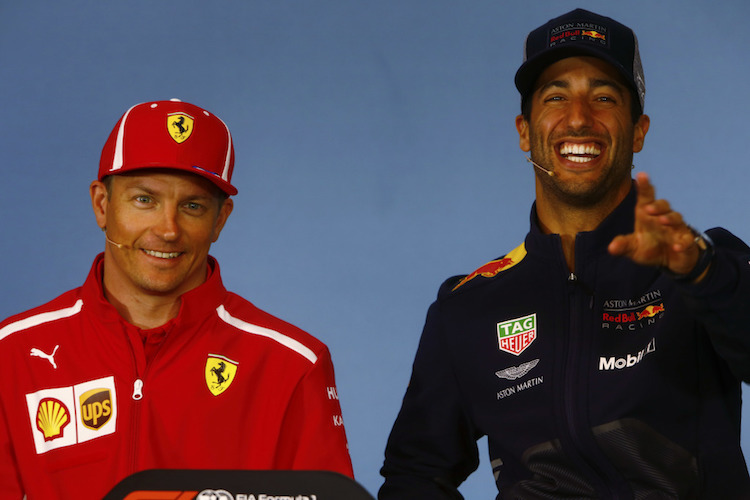 Räikkönen und Ricciardo