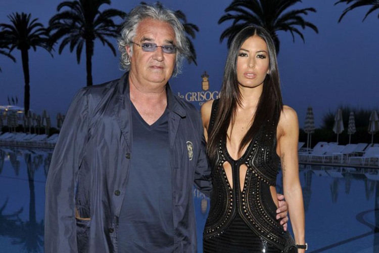 Flavio Briatore mit Gattin Elisabetta