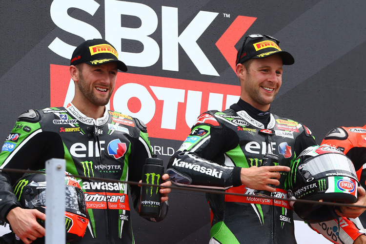 Nicht die besten Freunde: Tom Sykes (li.) und Jonathan Rea