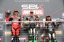 Das Supersport-Podium im ersten Lauf