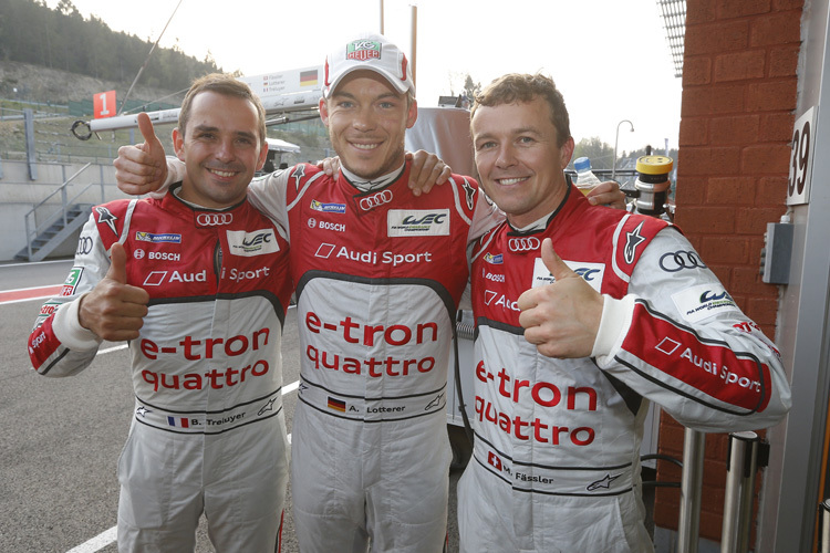 Pole für Treluyer, Lotterer und Fässler