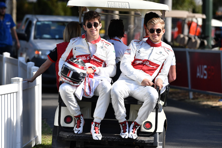 Charles Leclerc profitierte in seinem ersten F1-Jahr stark von seinem Alfa Romeo-Sauber-Teamkollegen Marcus Ericsson