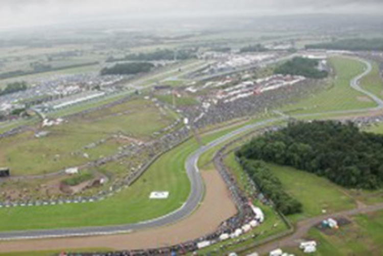 Die Rennstrecke von Donington Park