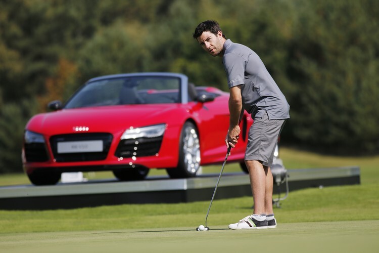 Mike Rockenfeller beim Golfen