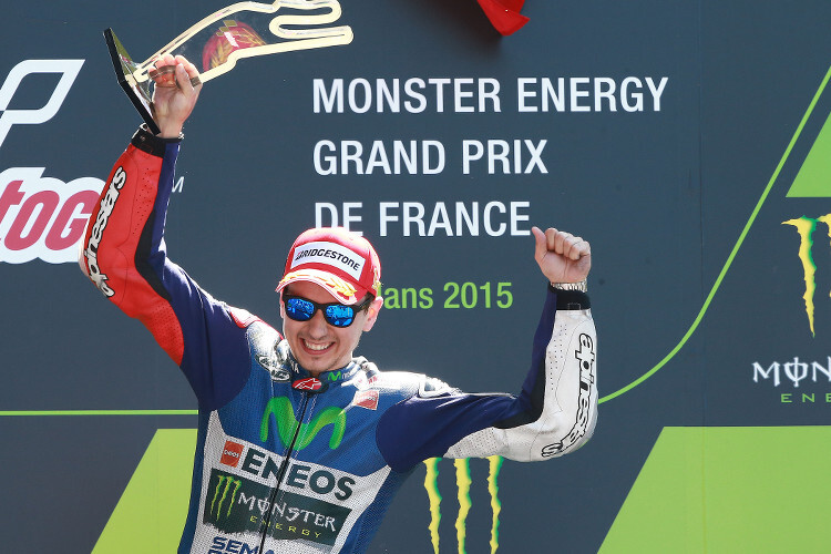 2015 siegte Jorge Lorenzo im MotoGP-Rennen von Le Mans