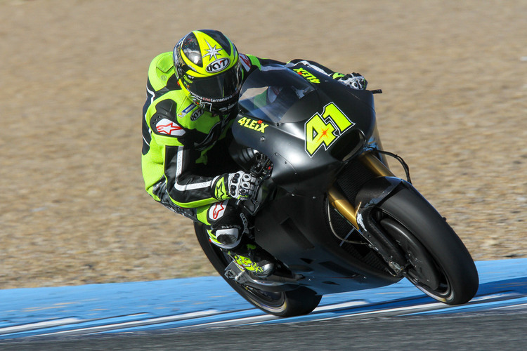 Aleix Espargaró in Jerez beim zweiten Aprilia-Test