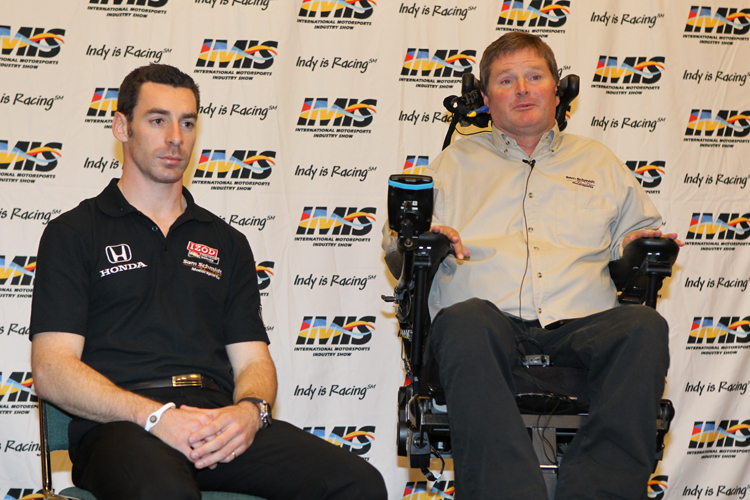 Simon Pagenaud mit Teamchef Sam Schmidt