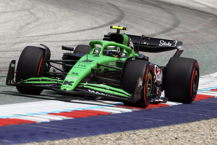 Feiner achter Startplatz von Sauber/Audi-Fahrer Gabriel Bortoleto auf dem Red Bull Ring