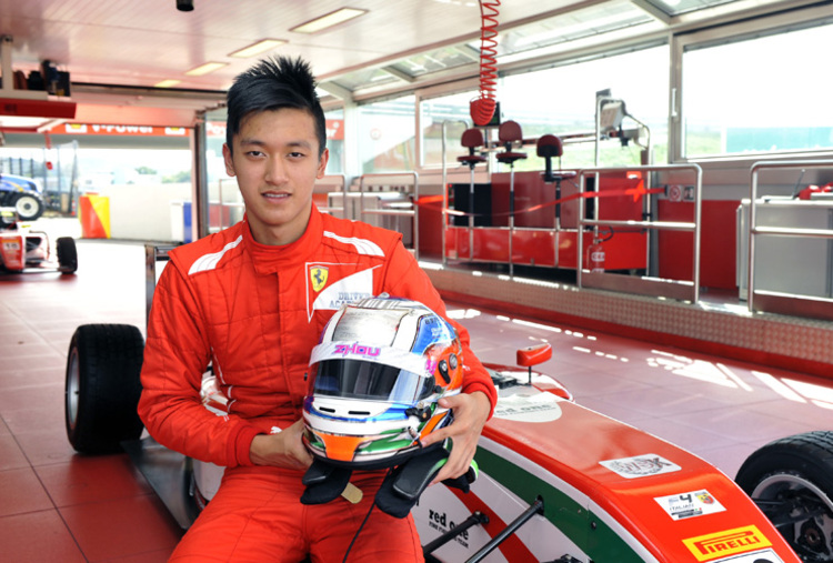 Starke Bilanz: Zwei Formelsport-Einsätze hat Guanyu Zhou im Formel-4-Renner bestritten und zwei Podestplätze erobert