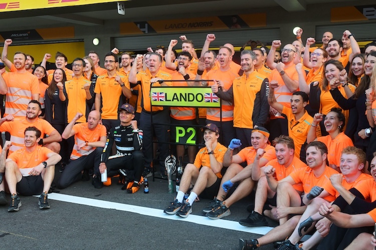 Das McLaren-Team startet nach dem starken Mexiko-Ergebnis von Lando Norris topmotiviert ins Brasilien-Wochenende