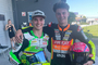 Dirk Geiger (li.) und Lennox Lehmann zeigten ein starkes Rennen