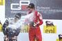 Alexander Rossi feiert seinen Sieg