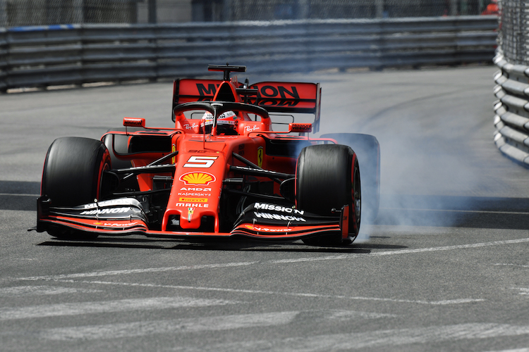 Sebastian Vettel musste sich mit dem vierten Platz begnügen