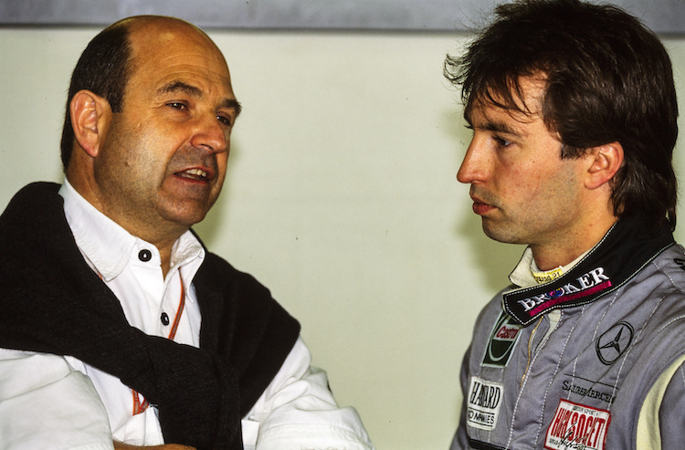 Heinz-Harald Frentzen mit Peter Sauber