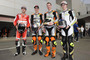 Vier deutsche Moto3-Musketiere: Folger, Alt, Finsterbusch, Öttl