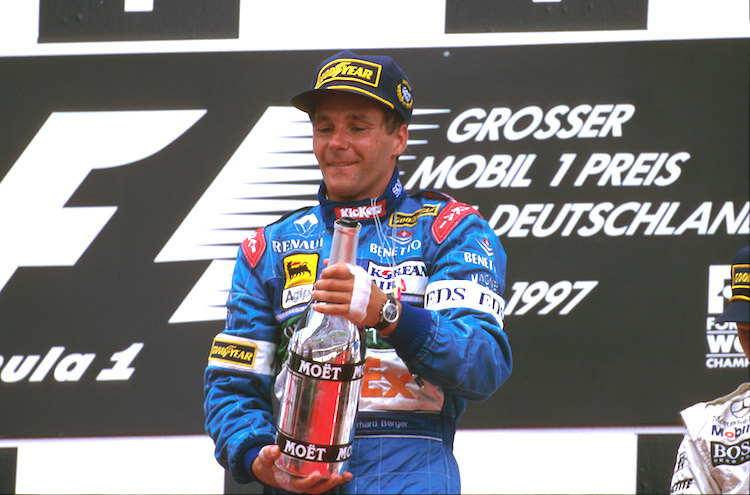 Gerhard Berger in Hockenheim 1997