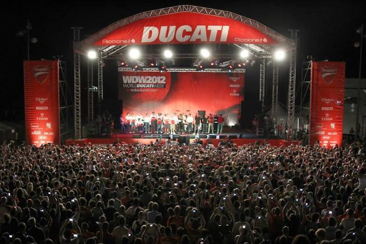 Die Ducati World Week ist eine Riesenparty