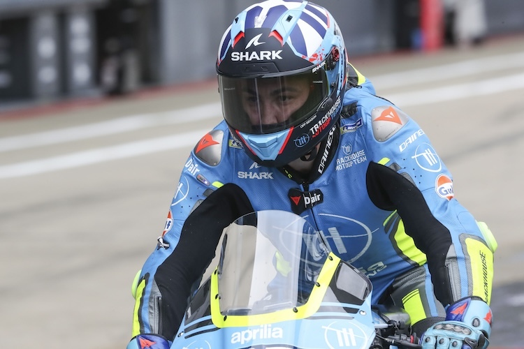Trackhouse-Aprilia-Pilot Raul Fernandez