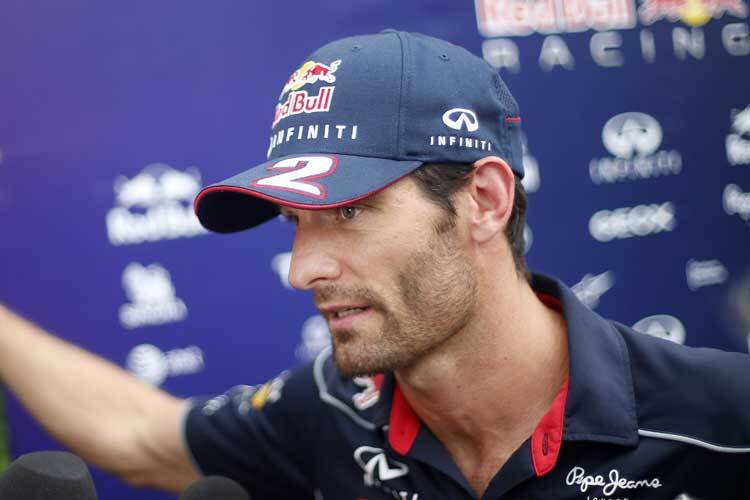 MArk Webber kommt am Montag nach Salzburg