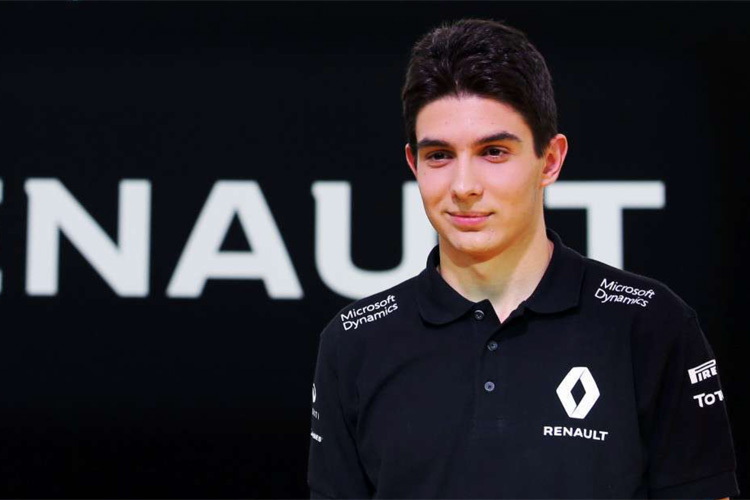 Der 19jährige Esteban Ocon