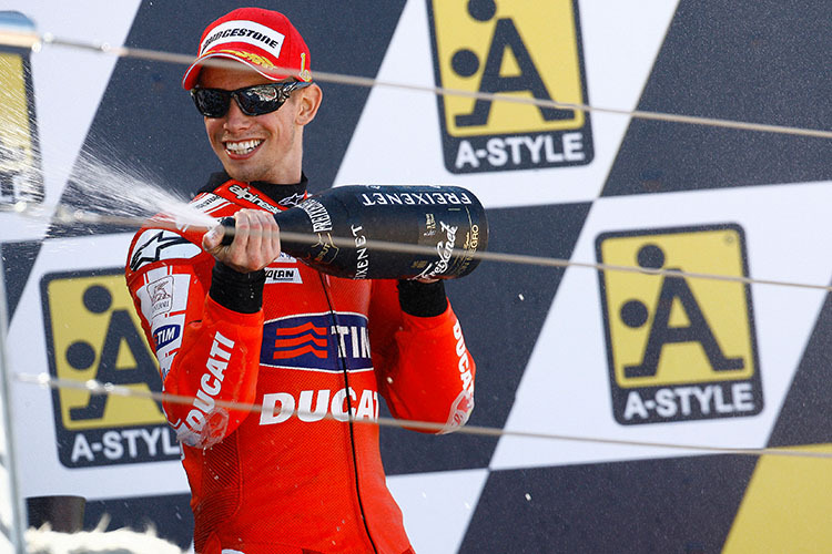 Casey Stoner beim Aragón-GP 2010