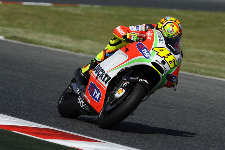 Valentino Rossi kämpft weiterhin mit der GP12