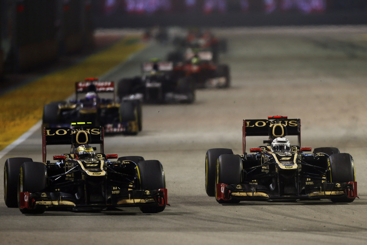 Grosjean erwies sich als guter Teamplayer