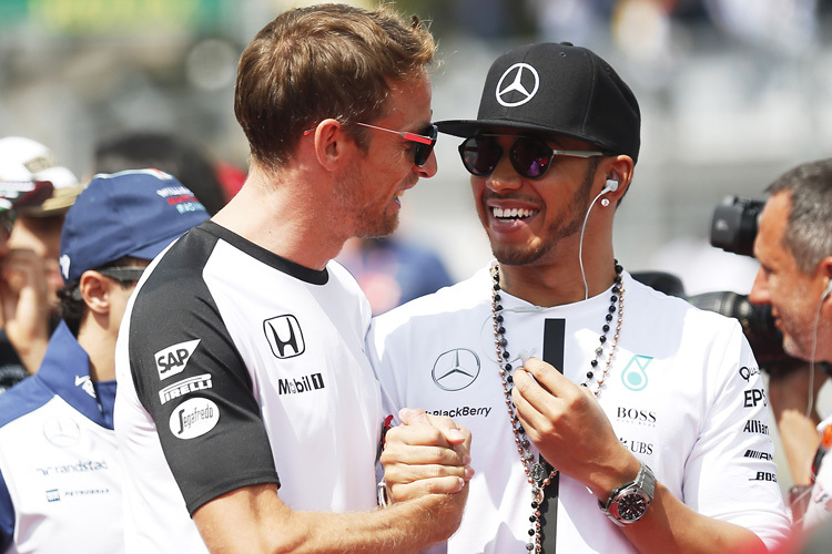 Jenson Button und Lewis Hamilton