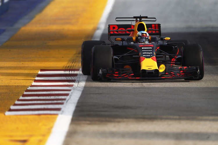 Daniel Ricciardo drehte die schnellste FP1-Runde
