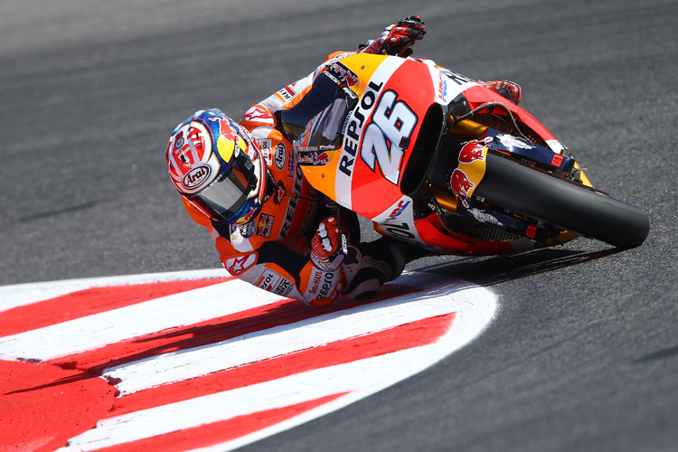 Dani Pedrosa fuhr auf seiner Honda Top-Speed