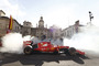Sebastian Vettel dreht einige Donuts