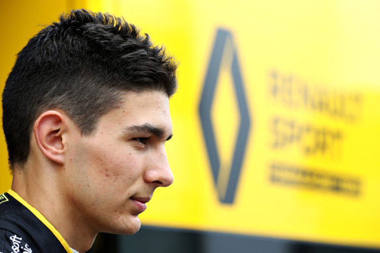 Esteban Ocon 2016 als Renault-Testfahrer