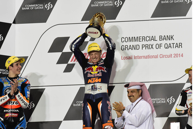 Siegerjubel: Jack Miller gewann in Katar seinen ersten Grand Prix