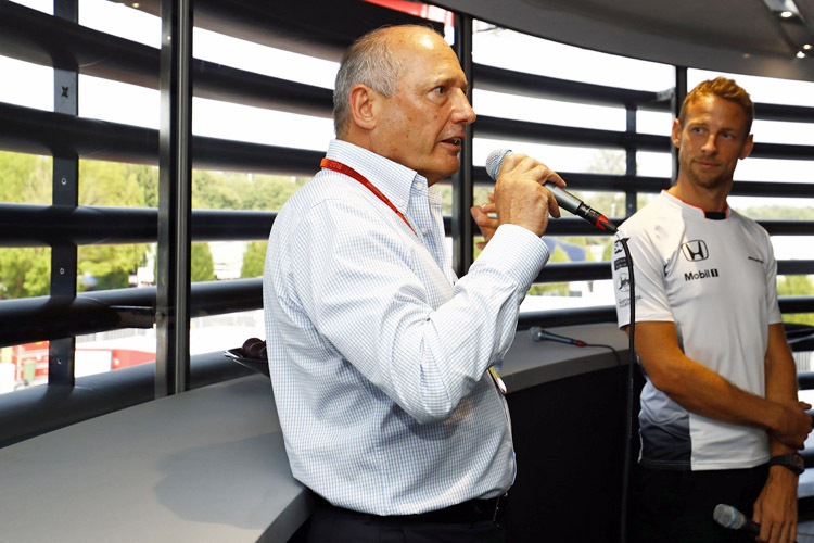 Ron Dennis: «Jeder hier kennt Jenson und weiss, was er auf und neben der Strecke geleistet hat»