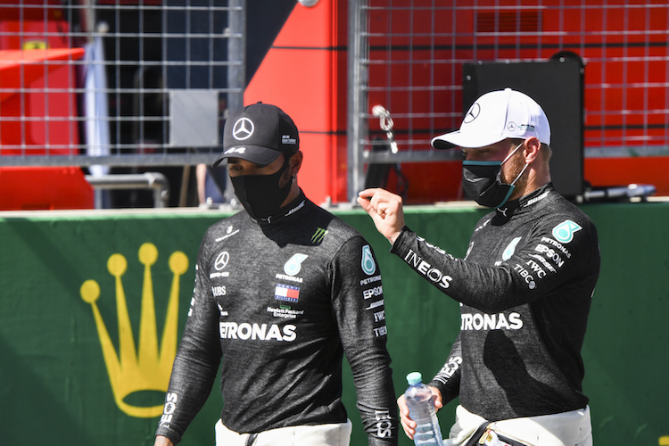 Lewis Hamilton und Valtteri Bottas