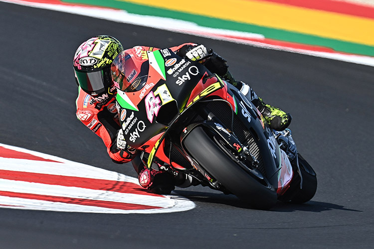 Aleix Espargaró auf der Aprilia