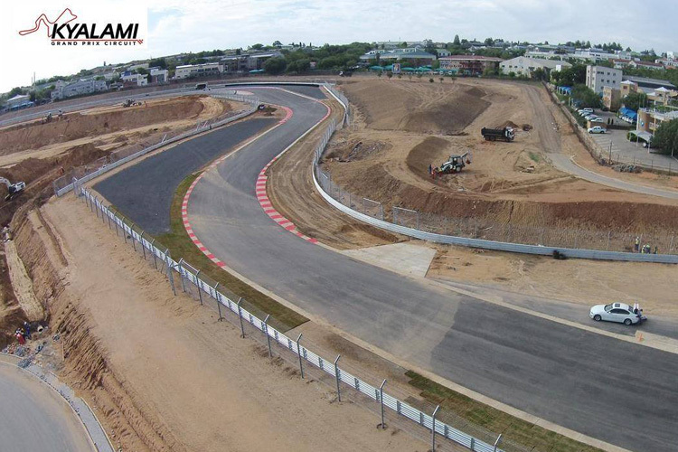 Auf dem Kyalami Grand Prix Circuit wird viel umgebaut und investiert