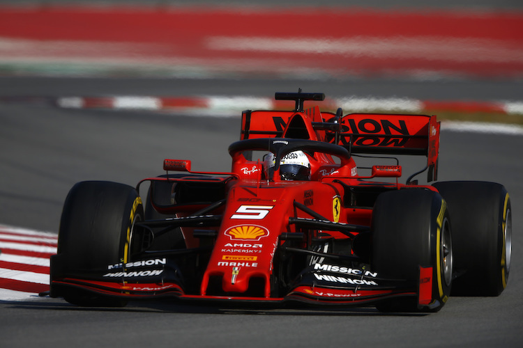 Sebastian Vettel stellte am letzten Testtag die Bestzeit auf