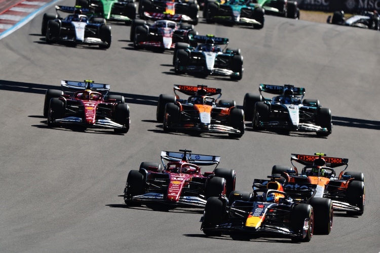 Max Verstappen führt beim USA-GP in Austin (Texas)