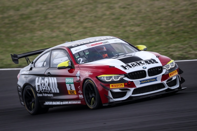 Der BMW M4 GT4 von Michael Schrey bei der ADAC GT4 Germany auf dem Nürburgring