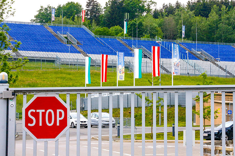 Spielberg erlebt zwei MotoGP-Events, das STOP-Zeichen gilt für die Zuschauer