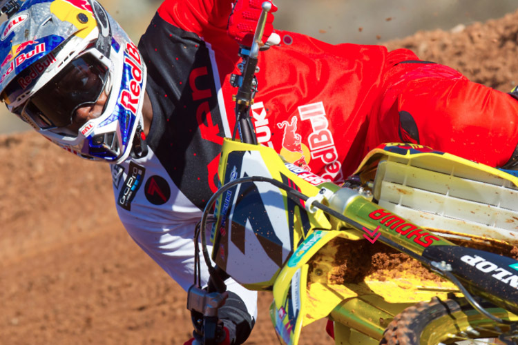 James Stewart kugelte sich in Hangtown die Schulter aus