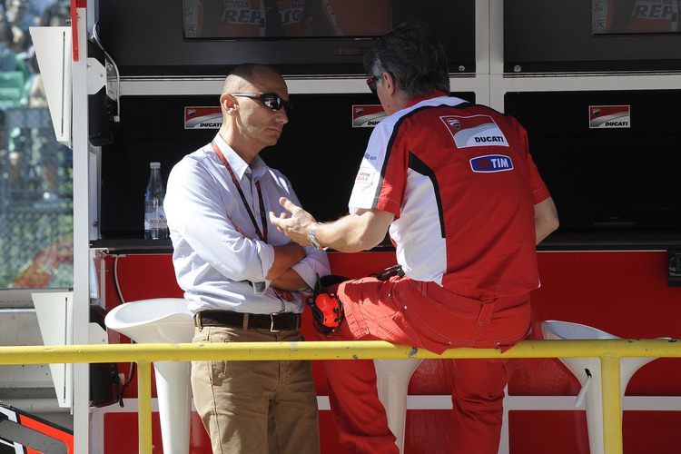 Misano-GP 2013: Ducati-CEO Claudio Domenicali und Paolo Ciabatti