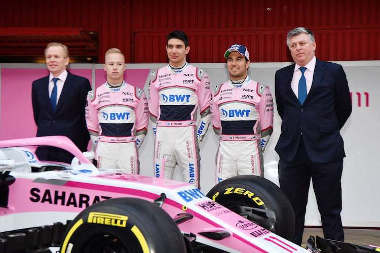 Das Force India-Team startet mit viel Zuversicht in die Saison
