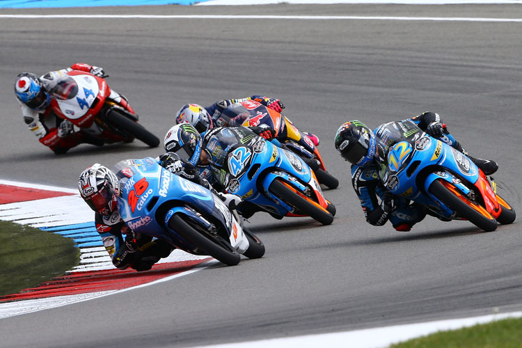 Moto3-WM in Assen: Viñales (25), Márquez (12), Rins (42, Salom (39), dann erst Oliveira