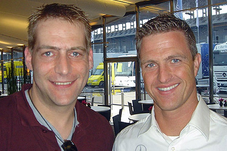 Marcus Lacroix (l.) und  Ralf Schumacher