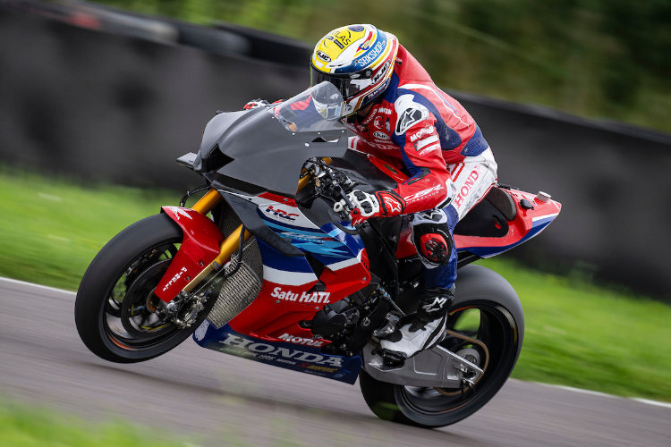 Tommy Bridewell während des Cremona-Tests